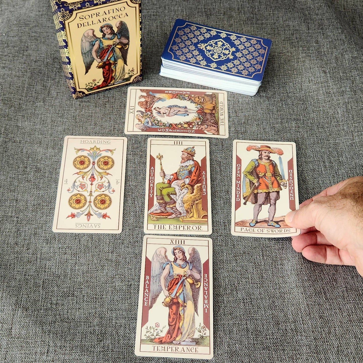 Soprafino Dellarocca Historical Tarot Cards Deck