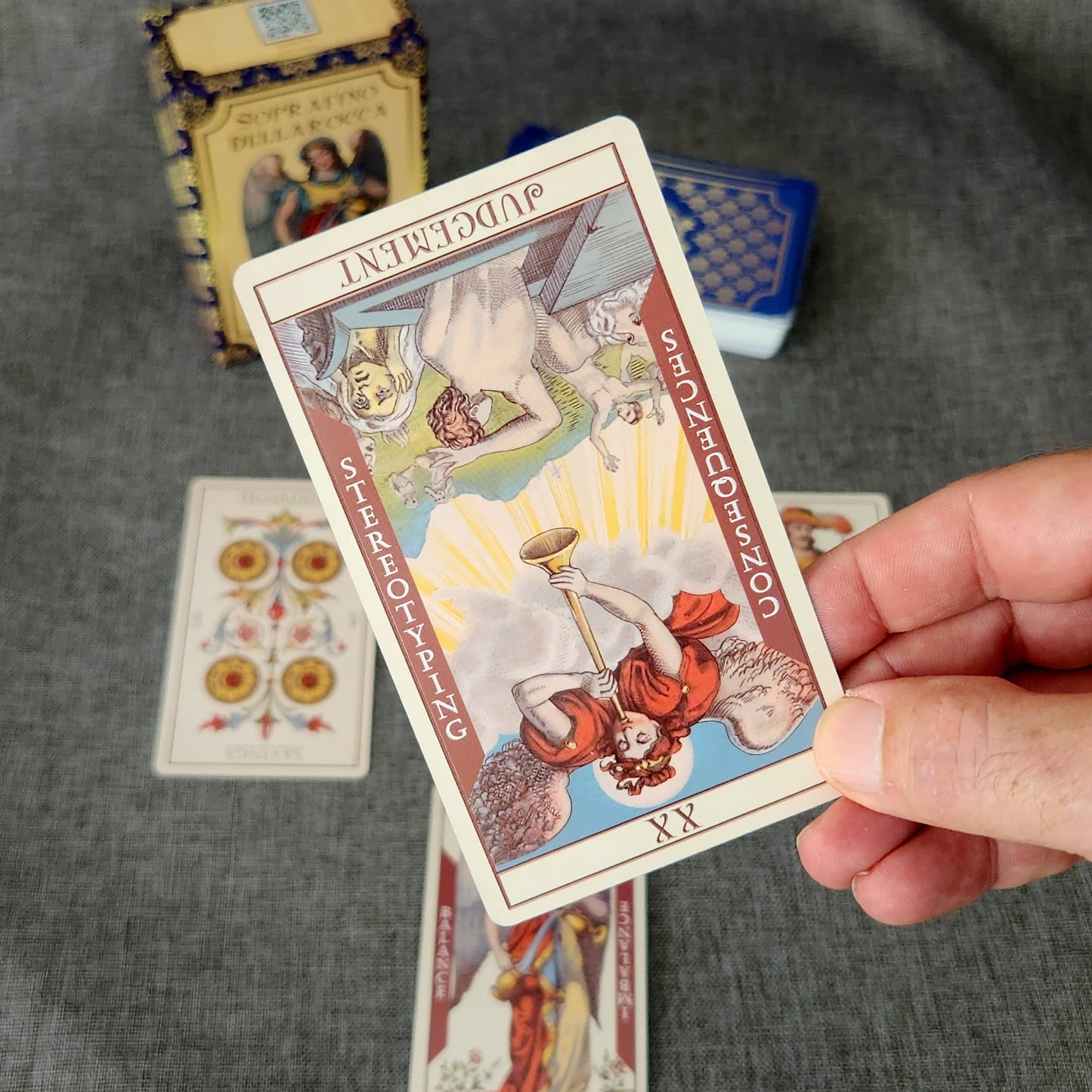 Soprafino Dellarocca Historical Tarot Cards Deck