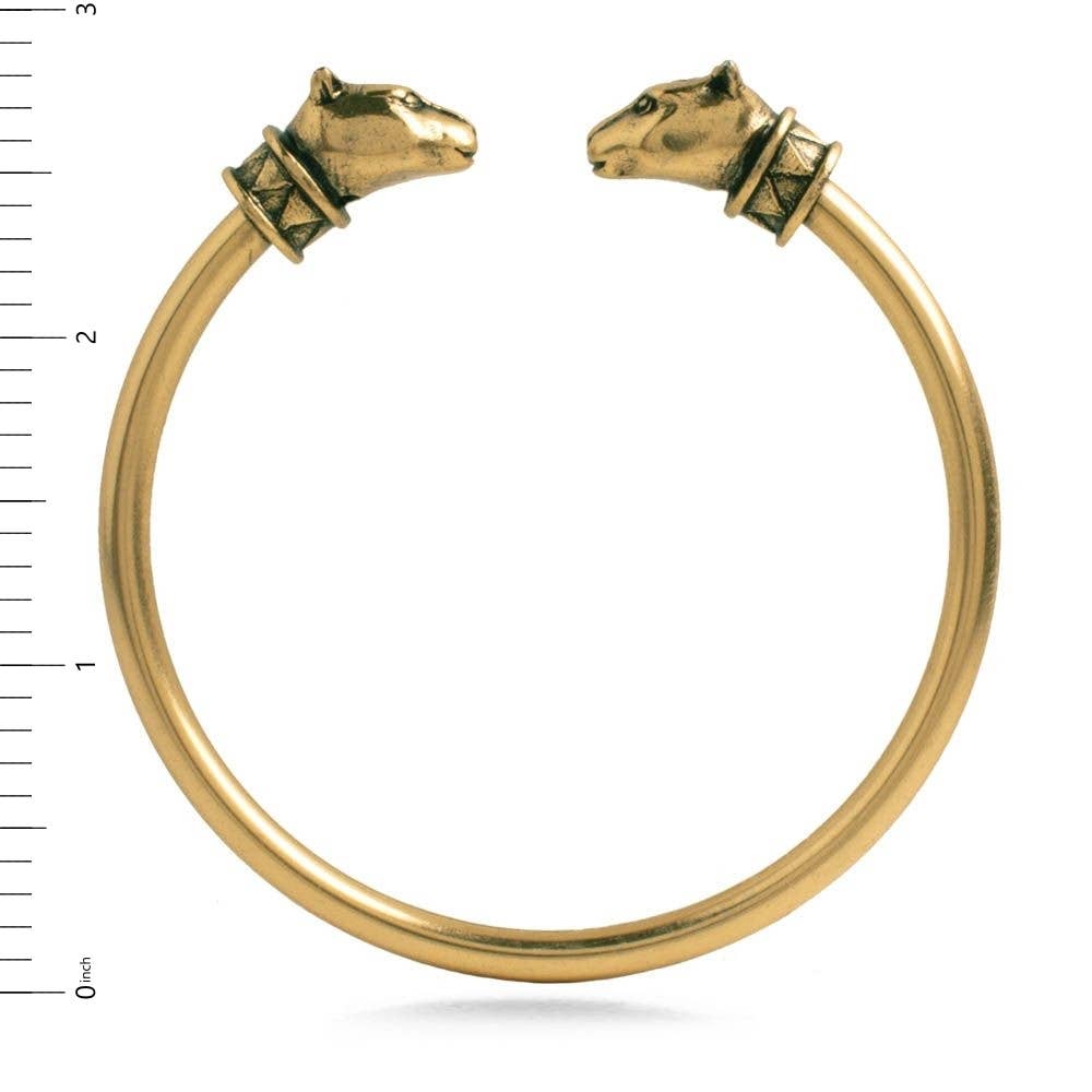 Egyptian Cat Cuff Bracelet - Bastet Goddess