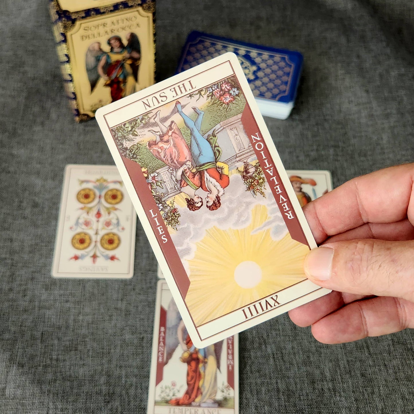 Soprafino Dellarocca Historical Tarot Cards Deck