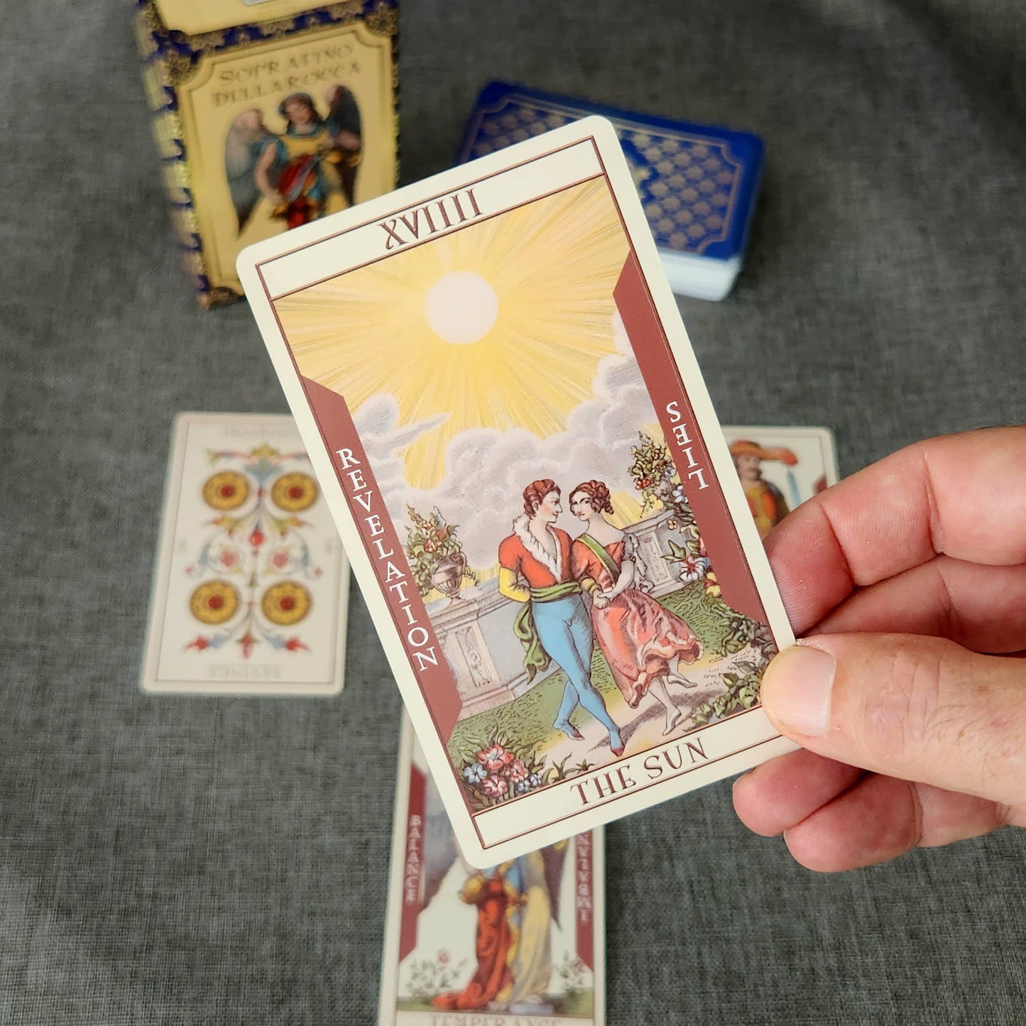 Soprafino Dellarocca Historical Tarot Cards Deck